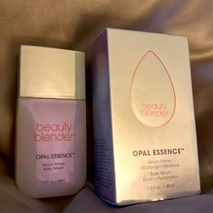 Beautyblender, opal essence, serum primer